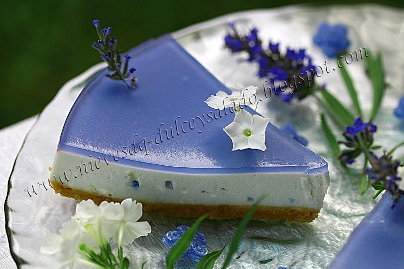 TARTA MOUSSE DE VIOLETA