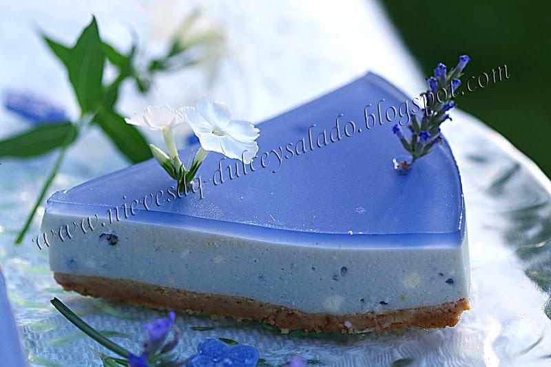 TARTA MOUSSE DE VIOLETA