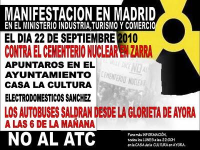 Hoy estaré en Madrid contra el ATC en ZARRA (y donde sea) Hoy estaré en Madrid contra el ATC en ZARRA (y donde sea)