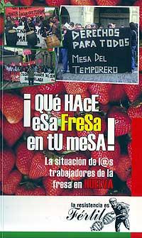 ¡Qué hace esa fresa en tu mesa! La situación de l@s trabajadores de la fresa en Huelva