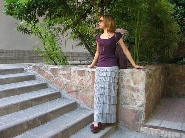 Falda con volantes Falda con volantes