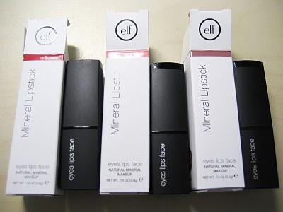 Labiales minerales de e.l.f. - una buena compra Labiales minerales de e.l.f. - una buena compra