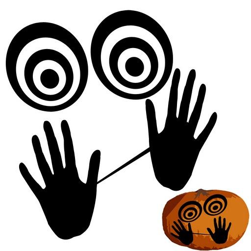 Plantillas para calabazas de Halloween. plantillas para hacer calabazas de halloween