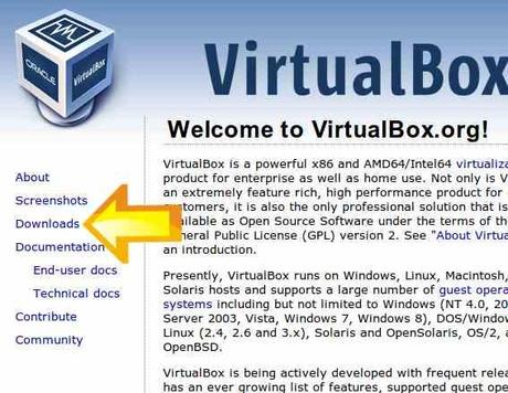Crear servidor web virtual con Xubuntu 14.04 – Paso 1 descagar-virtualbox