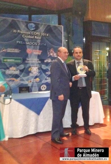 Minas de Almadén y Arrayanes S.A. recibe el XI premio COPE Ciudad Real 2014