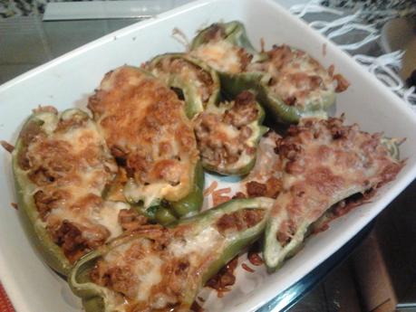 Pimientos rellenos, vamos a comer verduras!!