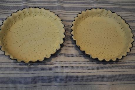 Tartaletas de cebolla confitada, queso y