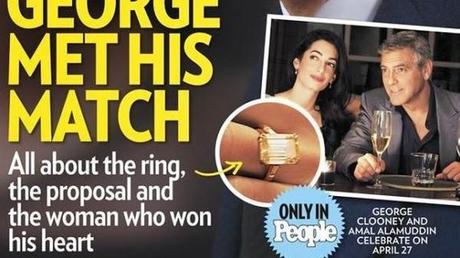 El anillo de compromiso de George Clooney