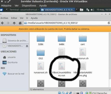 Crear servidor web virtual con Xubuntu 14.04 – Paso 4 instalar-GA5