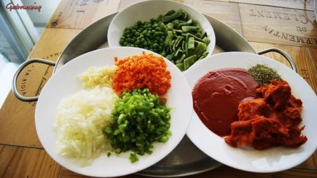 Arroz al horno con sobrasada Arroz con sobrasada al horno