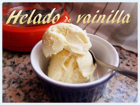 Helado de vainilla