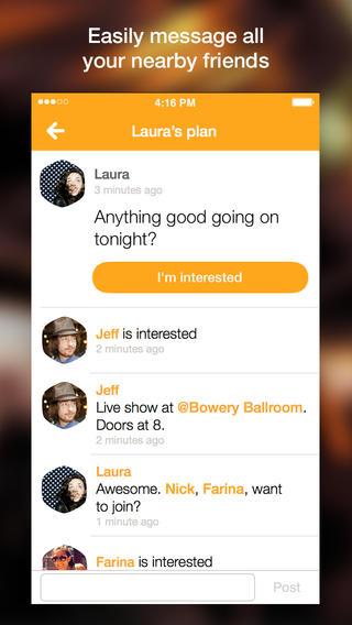 Foursquare se amplia y divide en dos programas, la App de Foursquare y la App de Swarm Swarm de Foursquare 6