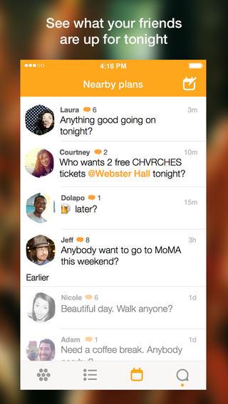 Foursquare se amplia y divide en dos programas, la App de Foursquare y la App de Swarm Swarm de Foursquare 5