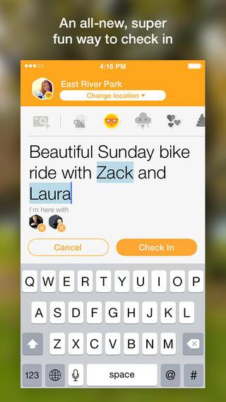 Foursquare se amplia y divide en dos programas, la App de Foursquare y la App de Swarm Swarm de Foursquare 3