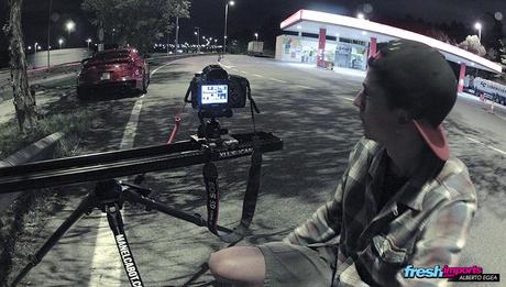 Making Off: Nismo 350z Video Working night Timelapse