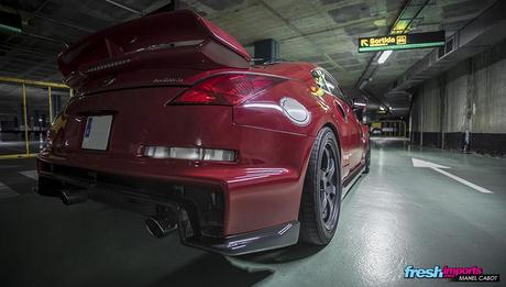 Making Off: Nismo 350z Video Parking 350z Shot