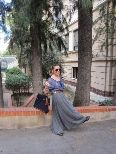 LOOK 331-16.5.20147:30LONG SKIRT SUEDE JACKET +¡¡Hola ami...