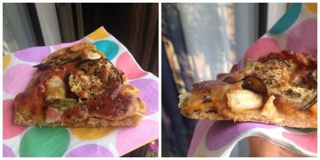 Pizza integral con pollo y verduras pizza11