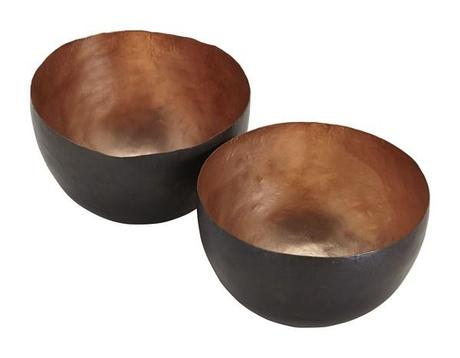 Tendencias diarioDESIGN: Los destellos del cobre y el latón se imponen en los interiores. TOM DIXON FORM BOWLS