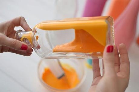 Jarrones pintados por dentro Jarrones pintados por dentro