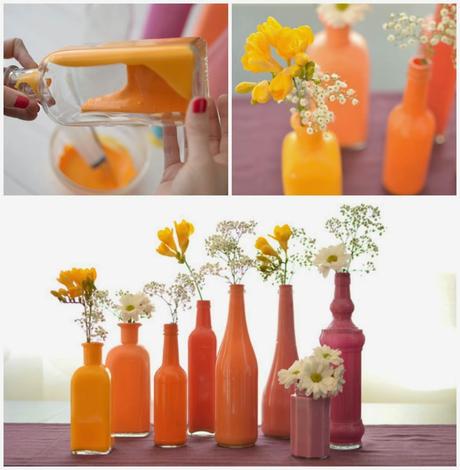 Jarrones pintados por dentro Jarrones pintados por dentro