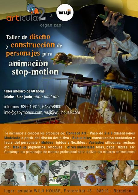 Taller de diseño y construcción de personajes para animación stop-motion