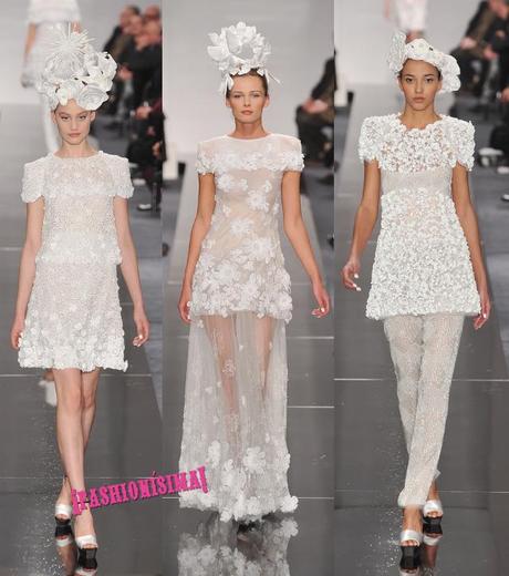 Primeras imágenes del vestido de novia de Poppy Delevingne (y Cara como dama de honor) chanel couture ss09 poppy delevingne dress wedding