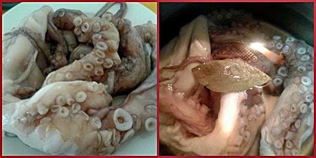 Pulpo a la gallega (Olla rápida) Pulpo a la gallega (Olla rápida)