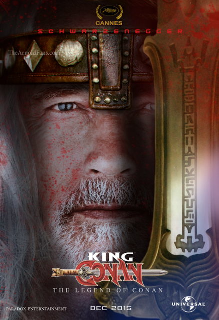 Teaser poster para La leyenda de Conan protagonizado por Schwarzenegger Teaser poster para La leyenda de Conan protagonizado por Schwarzenegger