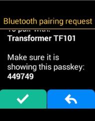 Algunos trucos para sincronizar su reloj inteligente smartq-Z1 pair request zwatch