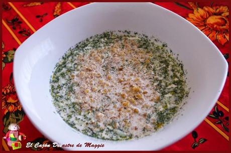 TARATOR (SOPA FRÍA DE PEPINO Y YOGUR) TARATOR (SOPA FRÍA DE PEPINO Y YOGUR)