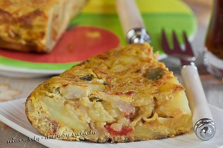 TORTILLA DE PATATA EN MICROONDAS TORTILLA DE PATATA EN MICROONDAS