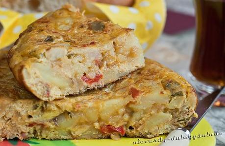 TORTILLA DE PATATA EN MICROONDAS TORTILLA DE PATATA EN MICROONDAS