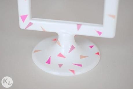 DIY. washi tape confetti frame DIY. washi tape confetti frame