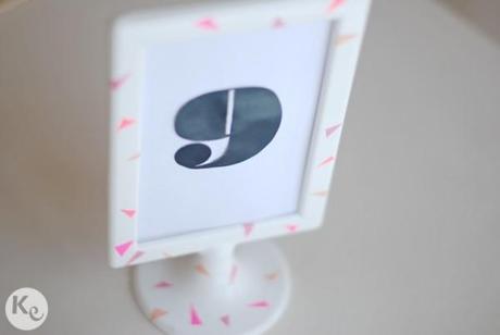 DIY. washi tape confetti frame DIY. washi tape confetti frame