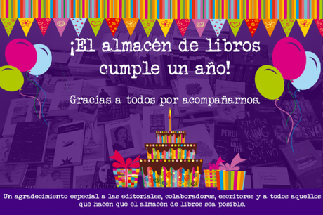 EL ALMACÉN DE LIBROS CUMPLE UN AÑO cumple1