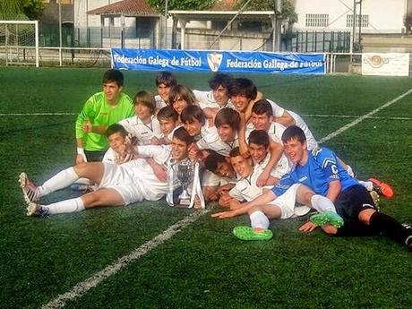 La Selección sub-14 de Coruña se proclamó campeona gallega en Bertamirans