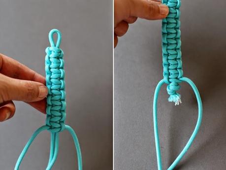 Tutorial pulseras con cordón y broches Tutorial pulseras con cordón y broches