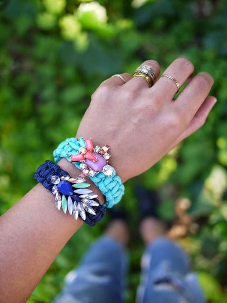 Tutorial pulseras con cordón y broches Tutorial pulseras con cordón y broches