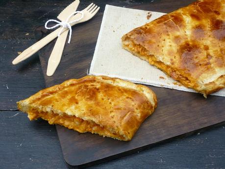 Empanada de hojaldre de puerro y bacon Empanada de hojaldre de puerro y bacon