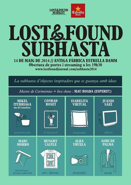 Lost&Found subasta objetos inspiradores con Tweets ingeniosos Lost & Found subasta