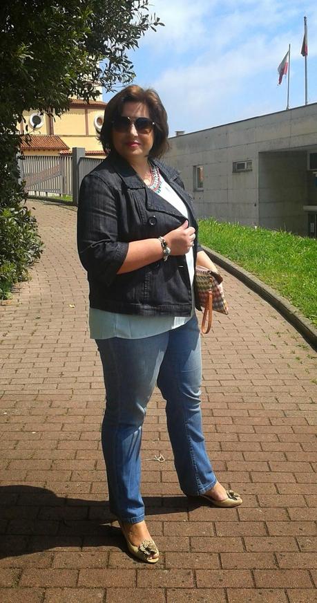 A mi estilo: Maxicollar aguamarina y fucsia A mi estilo: Maxicollar aguamarina y fucsia