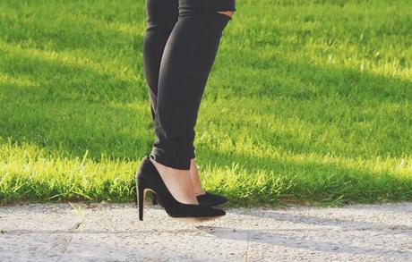 asos_varsity_jacket-grey_t-shirt-black_ripped_jeans-black_heels-street_style varsity_jacket-outfit