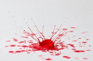 ¿Cómo sé si ya hay una úlcera? The Old Red Paint Splash