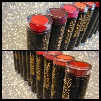 Mis labiales de MAKE UP REVOLUTION... Mis labiales de MAKE UP REVOLUTION...