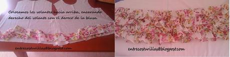 hacer blusa niña y bebé paso a paso. Make shirts