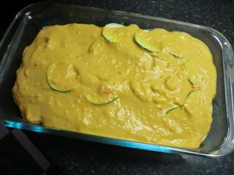 Lasaña de calabacin con pescada Lasaña de calabacin con pescada