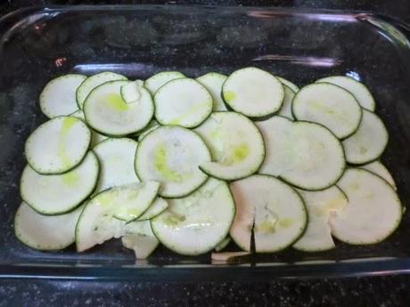 Lasaña de calabacin con pescada Lasaña de calabacin con pescada