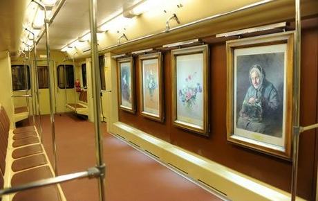 Arte en el Metro de Moscú Arte en el Metro de Moscú