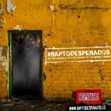 #RaptoDesperados, la cerveza Desperados te rapta para llevarte de fiestas en un lugar desconocido RaptoDesperados
